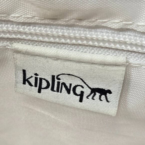Kipling Nylon Crossbody Bag Flaptop Chunky Boho Strap Messenger Style - Picture 11 of 12